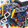 UpGLeuch 591PCS Technic Parts and Pieces Bulk Compatible With Major Brand Bricks, Beams and Pins Connectors Set, Replacement Parts - Connectors, Axles, Liftarm, Pins view 3