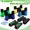 6 Pack Binoculars for Kids for Age 3-12 Years Boys Girls Kids Binoculars Shock Proof Toy Outdoor Gift Hunting Folding Small Telescope for Bird Watching Educational Learning Exploration(Fresh Colors) view 4