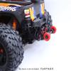 QingLeng Nylon Sturdy & Stable Wheelie Bar with Dual Spring Buffer for Traxxas 1/5 6S 8S X-MAXX - Red Wheels view 2