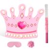 Threan Princess Piata Fairy Party Decorations Pink Ballet Piata Ballerina, Birthday Game Set Party Supplies for Girl Theme Baby Shower Butterfly Birthday Supplies Decoration(Princess) view 1