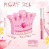 Threan Princess Piata Fairy Party Decorations Pink Ballet Piata Ballerina, Birthday Game Set Party Supplies for Girl Theme Baby Shower Butterfly Birthday Supplies Decoration(Princess) view 2