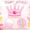 Threan Princess Piata Fairy Party Decorations Pink Ballet Piata Ballerina, Birthday Game Set Party Supplies for Girl Theme Baby Shower Butterfly Birthday Supplies Decoration(Princess) view 3