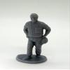 Greenhills Slot Car Vintage Driver with Helmet - Unpainted - 1:43 Scale - New - GP27 view 2