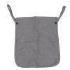 Alovexiong Baby Stroller Organizer Pocket-for bottles Nappy Baby Cloth Diaper Storage Secure Straps Detachable Webbing Easily Crab Strollers with Two Storage Pockets Front Mesh(Grey) view 2