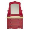 Dolls House Victorian Dressing Table Mahogany Miniature Bedroom Furniture Wooden view 1
