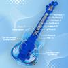 Guitar and Microphone Play Set for Boys New Upgrade,Karaoke Machine with Music&Light,Microphone Toys with Stand,Adjustable Height Guitar Toys for Kids,Toddlers,Child view 3