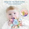 Baby Teething Toys - Infant Sensory Chew Rattles Toys - Newborn Montessori Learning Developmental Toy - Teethers for Babies 0 3 6 9 12 18 Months - Shower Gifts for 1 2 One Two Year Old Girls Boys view 2