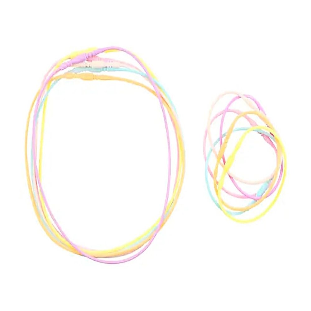 Creatology Silicone Necklaces And Bracelets 6-Necklaces and 6-Bracelets Variety Of Colors