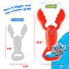 JA-RU Lobster & Shark 13.5" Jaw & Claws Plastic Sand Digger Grabber - Kids Beach & Sandbox Toys (2 Units) Ass-4009-2s view 2