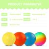 YNHFIFI Playground Ball, 8.5 Inch Rainbow Kickball for Kids Adults Indoor & Outdoor Dodgeball Handball Four Square Ball Schoolyard Game view 3