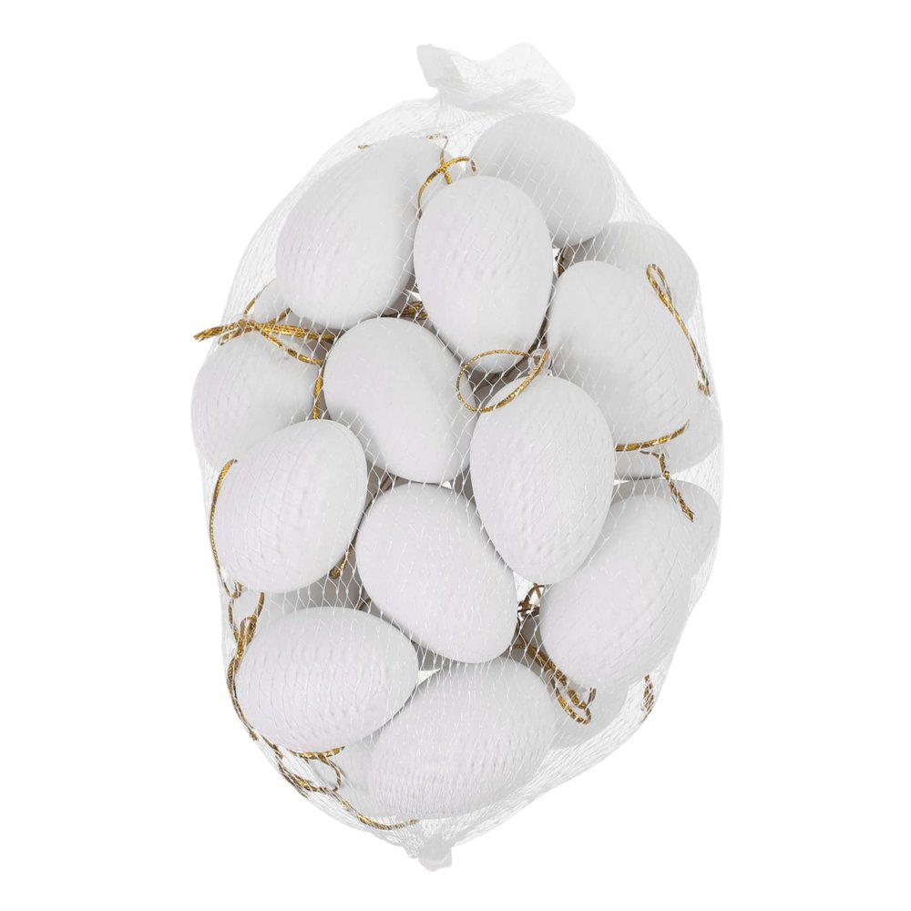 Yardenfun Easter Egg Graffiti Toys 24pcs Plastic Eggs Decorative Toys Craft Eggs for Toddlers Doodle Easter Decorations