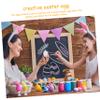 Yardenfun Easter Egg Graffiti Toys 24pcs Plastic Eggs Decorative Toys Craft Eggs for Toddlers Doodle Easter Decorations view 4