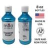 milo Washable Paint | Sparkle Pearlescent Tempera | Set of 8 Colors 8 oz Bottles | Made in the USA | Washable and Non-Toxic Glitter Arts & Crafts Poster Paints for Classroom, School, Project view 4