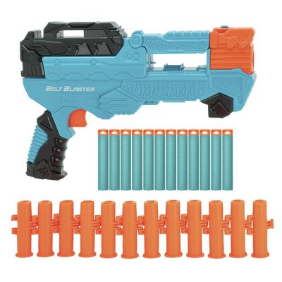Air Warriors: Belt Blaster - Dart Blaster, 12 Accu-Blast Darts & Dart Belt, Seamless Reloading, Shoots Up to 80ft, Continuous Action, Kids Toy Ages 6+