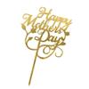 Crseniny 3pcs Acrylic Happy Mother's Day Cake TopperBest Mom Ever DecorationsMom Birthday Cake TopperGoddess DayQueen BirthdayQueen's Party Mother's Day Party Decoration Supplies (Mother's Day) view 2