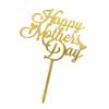 Crseniny 3pcs Acrylic Happy Mother's Day Cake TopperBest Mom Ever DecorationsMom Birthday Cake TopperGoddess DayQueen BirthdayQueen's Party Mother's Day Party Decoration Supplies (Mother's Day) view 4