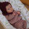 RXDOLL Full Silicone Body Reborn Baby Dolls Anatomically Correct Girl 18 Inch Realistic Newborn Baby Dolls That Look Real with Hand-Rooted Hair Waterproof Toy for Kids Gifts view 3