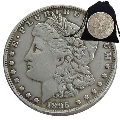 1895 Luxury One Dollar Hobo Nickel Eagle Art Coin Pendant/Good Luck Historic Commemorative Token Badge Jewelry Pendant