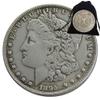 1895 Luxury One Dollar Hobo Nickel Eagle Art Coin Pendant/Good Luck Historic Commemorative Token Badge Jewelry Pendant view 1