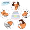 Personalized Baby Car Seat Covers for Boys Girls, Customized Carseat Cover with Name, Infant Carrier Cover Stroller Canopy, Nursing Cover Breastfeeding Scarf for Newborn Babies, Wavy Lines Pattern view 3