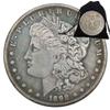 1892 Historic Liberty Hobo Nickel Art Couple Coin Pendant/Morgan Dollar Good Luck Commemorative Token Jewelry Pendant view 1
