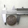 1885 Historic $1 Dollar Funny Hobo Nickel Eagle Art Coin Pendant/Good Luck Morgan Commemorative Token Jewelry Pendant view 4