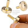 DjuiinoStar Premium Brass Spinning Top: Deeply Engraved Long Grip, Long Spin Time, Settles Down Quickly, Exquisite Metalwork Full of Details, Kinetic Office Desktop Fidget Toy DST-827 view 3