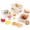 Food Groups - Wooden Play Food Sets, Pretend Play Kitchen Toys, Toy Food Accessories for Toddlers 1-3, Wood Play Fake Food for 1 2 3 Year Old Boys Girls Birthday Gift view 2