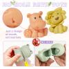 Baby Bath Toys, 9 Pack | Sealed, No Hole & Mold Free Bath Toys for Babies 6-12 Months | Soft, Squeezable & Float on Water | Safe, Easy-Grip Toddler Bath Toy Set | Baby Water Pool Toys-Wild Animal view 2