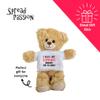 SpreadPassion I Really Love Elephants Teddy Bear, Gift Stuffed Animal, Birthday Christmas Basket Gift Idea view 2