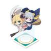 Groove Garage Magical Revolution of The Reincarnated Princess and Genius Reijo Assault Anisphere Yufiria on Witch Broom, Acrylic Stand, Approx. W 3.2 x H 3.6 inches (82 x 91 mm), Acrylic view 1