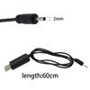 MEETOOT 2pcs USB Lipo Battery Charging Charger Cable with 2.0 Round Plug for Attop XT-1 RC Quadcopter WiFi FPV Drone, Black USB DC Charger Power Cable view 2