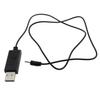 MEETOOT 2pcs USB Lipo Battery Charging Charger Cable with 2.0 Round Plug for Attop XT-1 RC Quadcopter WiFi FPV Drone, Black USB DC Charger Power Cable view 4