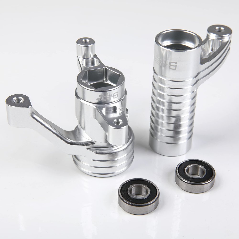 GTBRacing CNC Aluminum 1/5 RC Gas Car LOSI Desert Buggy DBXL 2.0 Steering System Upgrade Part (Silver)