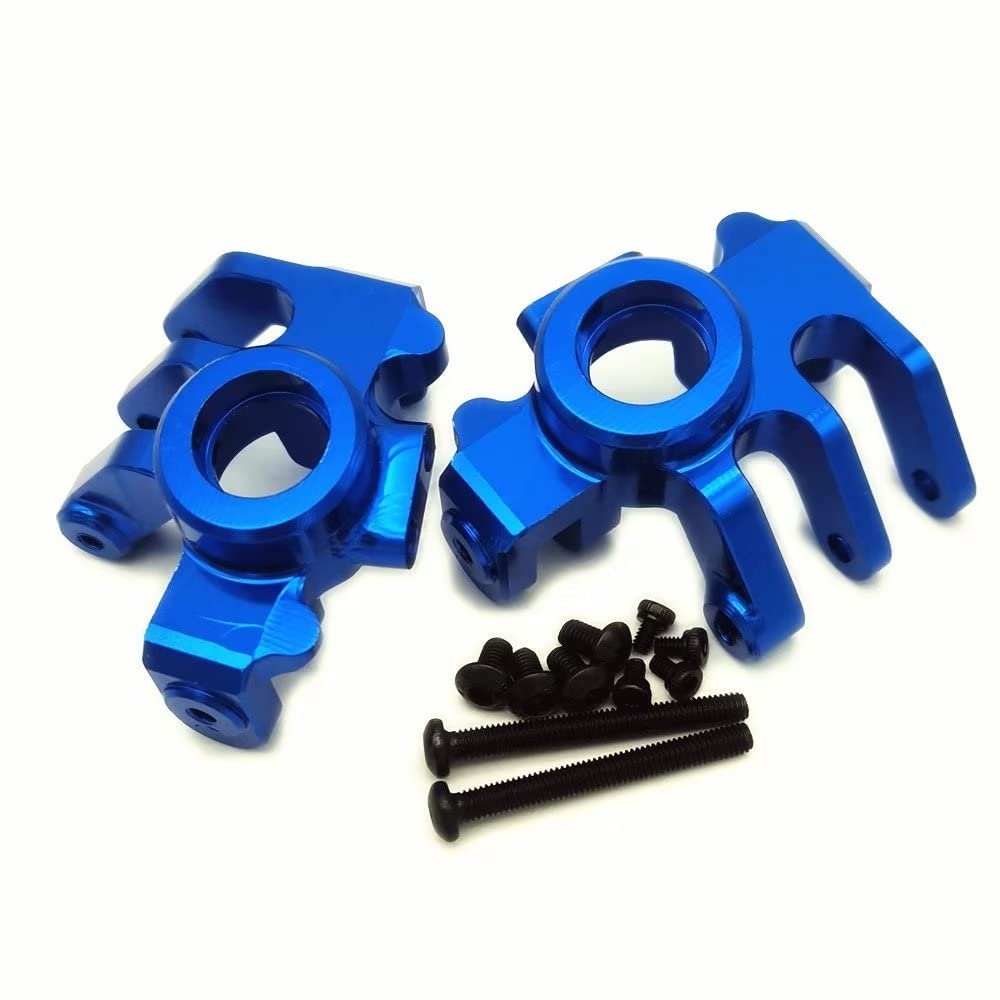Aluminum Front Steering Blocks Knuckle Arm Blue for Axial RBX10 AXI232041