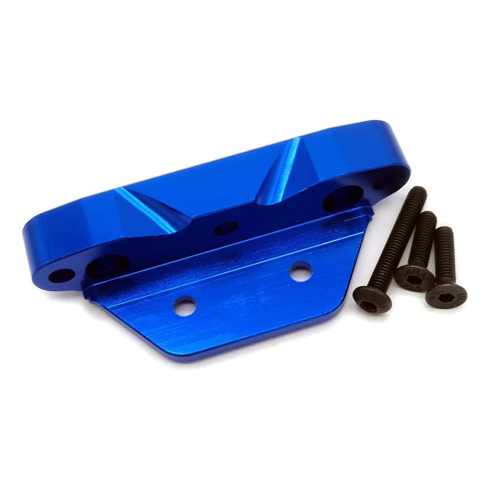 Aluminum Rear Bumper Mount Blue for Traxxas Rustler 4x4 6823 6737