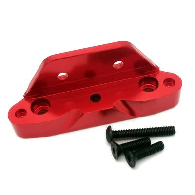 Aluminum Rear Bumper Mount Red for Traxxas Rustler 4x4 6823 6737