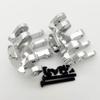 Aluminum Front Steering Blocks Knuckle Arm Silver for Axial RBX10 AXI232041 view 1