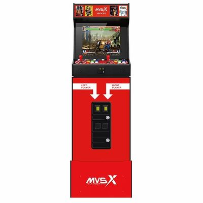 UNICO MVSX Arcade Combo [Base and Riser Included], NEOGEO Home Arcade Machine with 50 Pre-loaded SNK Retro Games
