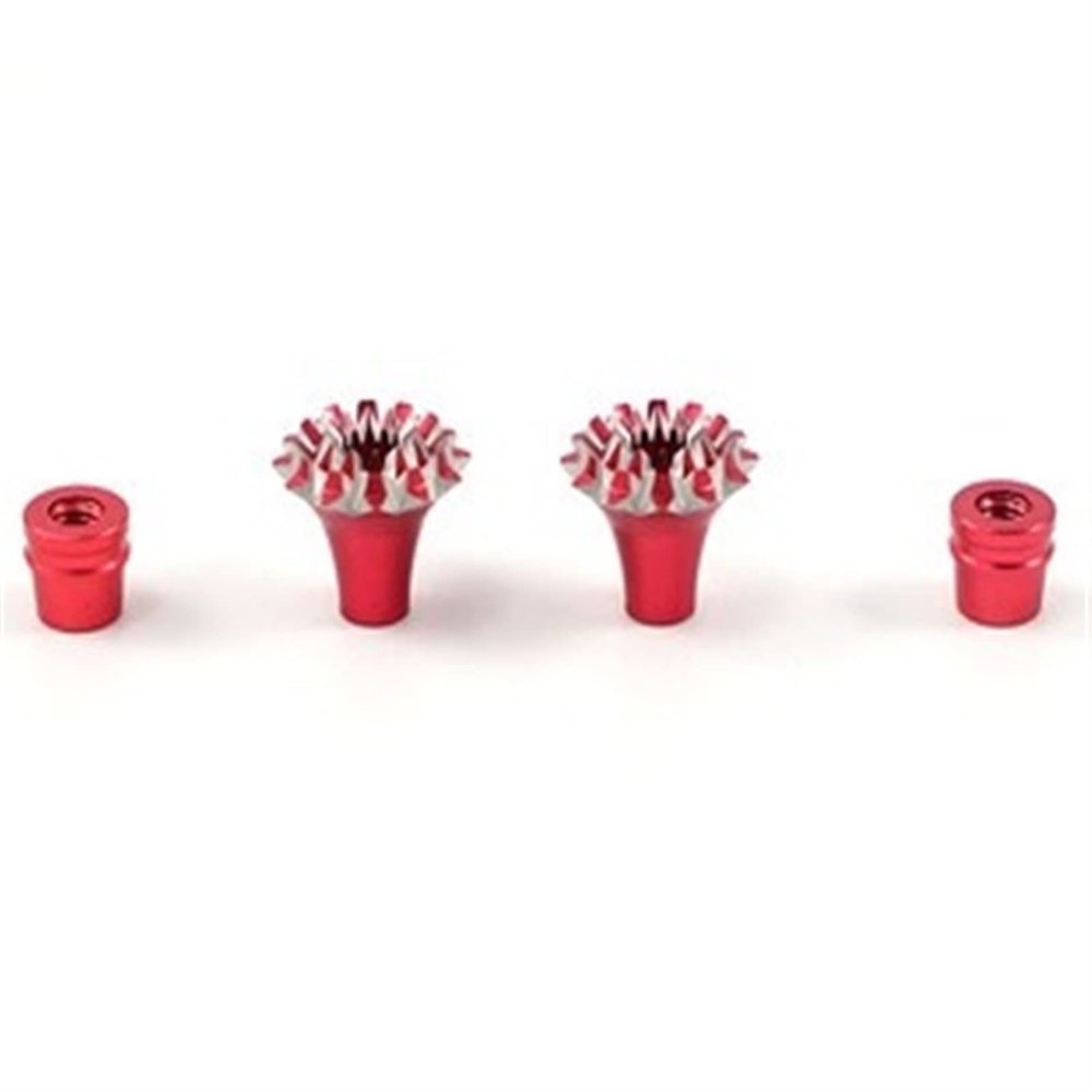 ZHIPAIJI for FrSky 3D M3 3mm CNC Aluminum Gimbal Stick Ends Transmitter Stick Anti-Slipping Cap for FrSky Taranis Q X7 X9D Plus Remote contro (Color : M3 red)