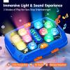hahaland Toys for Ages 5-7 - Interactive Whack A Game with Sound and Light Stem Montessori Toy for Kids Age 3 4 5 6 7 Years Old Birthday Easter Basket Stuffers view 3