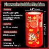 Bubble Machine (20 Holes) with LED Lights, Automatic Bubble Blower Toys, Portable Bubbles Maker for Wedding Christmas Chinese New Years Party Decorations, Kids Birthday Gifts, Balloons Banner view 3