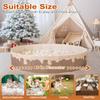 Baby Ball Pit for Toddlers1-3, Foldable Kids Ball Pits Play Tent, Crawl Playpen Ball Pool Playhouse with Storage Bag, for Boys Girls Dogs Cats Festival Play (Balls Not Included), Doughnuts view 2
