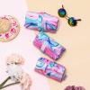 ALVABABY 3pcs Baby Cloth Diaper Wet/Dry Bags|Waterproof Reusable with Two Pockets|Travel, Beach, Pool, Daycare, Soiled Baby Items,YogaGym Bag for Swimsuits or Wet Clothes Pink impression 3L-BS04 view 3