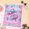 ALVABABY 3pcs Baby Cloth Diaper Wet/Dry Bags|Waterproof Reusable with Two Pockets|Travel, Beach, Pool, Daycare, Soiled Baby Items,YogaGym Bag for Swimsuits or Wet Clothes Pink impression 3L-BS04 view 4