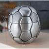 Bsetain Piggy Bank Girls Zinc Alloy Coin Bank Soccer Shape Money Bank for Kids Adults Decoration Ornaments Birthday Great Gift view 2