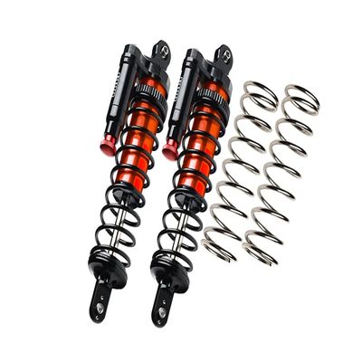Aluminium 6061-T6 Front Or Rear L-Shape Piggy Back (Built-in Piston Spring) Adjustable Spring Dampers Shock Absorbers for Traxxas 1:5 XRT 8S Monster Truck 78086-4 Upgrades - Orange