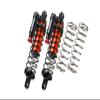 Aluminium 6061-T6 Front Or Rear L-Shape Piggy Back (Built-in Piston Spring) Adjustable Spring Dampers Shock Absorbers for Traxxas 1:5 XRT 8S Monster Truck 78086-4 Upgrades - Orange view 1