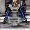 Aluminium 6061-T6 Front Or Rear L-Shape Piggy Back (Built-in Piston Spring) Adjustable Spring Dampers Shock Absorbers for Traxxas 1:5 XRT 8S Monster Truck 78086-4 Upgrades - Orange view 2