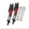 Aluminium 6061-T6 Front Or Rear L-Shape Piggy Back (Built-in Piston Spring) Adjustable Spring Dampers Shock Absorbers for Traxxas 1:5 XRT 8S Monster Truck 78086-4 Upgrades - Red view 1